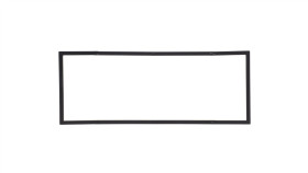 Ramka Wypełniająca Potrójna Serii Deco Czarny Mat 12Drw-3