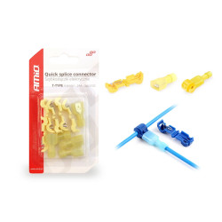 Szybkozłączki elektryczne Typ-T 4-6mm2 24A, 5szt blister