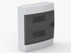 Rozdzielnica natynkowa 24-modułowa 286x340,5x112,5mm biała dymna 600.000.240 HOROZ ELECTRIC