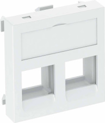 Obsługa technologii danych 45x45mm sw-gr OBO Bettermann, 6119282, szary, (S x W x G) 45 x 45 x 9 mm