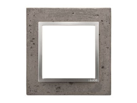 SIMON 54 NATURE Ramka 1 pojedyncza Nature-Beton MOKRA ROBOTA IP20/IP44* DRN1/96 KONTAKT SIMON
