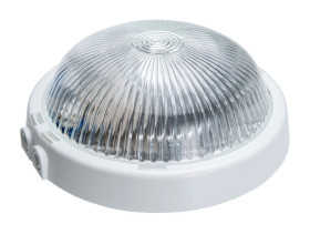 Oprawa TRIO, E27, 100W, biała-polipropylen, 2xdławik, klosz przeźroczysty-szkło, IP44 A2120