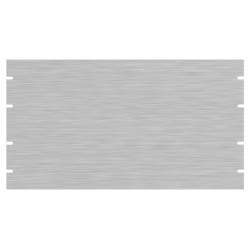 Hammond PBPA19010UNF 6U 19" Rack Aluminium Blank Panel Unfinished 483 x 3 x 267
