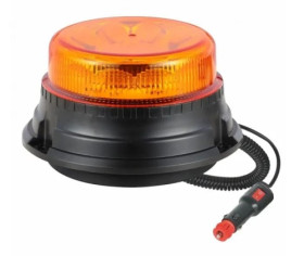Lampa ostrzegawcza pomarańczowa, błyskowa, zasilanie 12-24Vdc, 12 LED