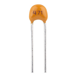 Suntan TS170R2A471JSBNA0R 470pF 5% 100V NPO P:2.54mm Radial Ceramic Capacitor