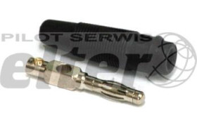 Wtyk bananowy VITALCO LAW54A czarny