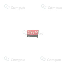 Wyświetlacz LED THT, 7-SEG, potrójny, 0.36 cal, Czerwony (High Bright Red), 660nm, 125mcd,...