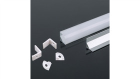 Profil Kątowy Aluminiowy Mleczny Do Taśm Led 2000X15,8X15,8Mm 3353