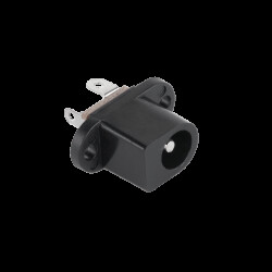 DC 2.5 / 5.5 mm Screwed Female Socket, Cabletech