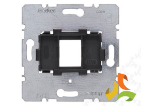 Płytka nośna 1 pojedyncza z czarnym elementem mocującym mechanizm one.platform 454201 HAGER