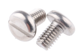 Śruby maszynowe M6 łeb z łbem walcowym soczewkowym Stal nierdzewna długość 10.0mm skok 1.0mm