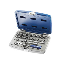 Expert E031805 Socket &amp; Accessory Set of 22 Metric 3/8in Drive
