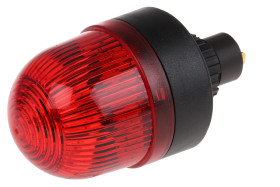 Sygnalizator 24 V AC/DC Stały Czerwony Montaż panelowy LED