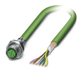 Kabel magistrali ze złączem Złącze M12 liczba rdzeni 5 długość 1m Rodzaj A Żeńskie