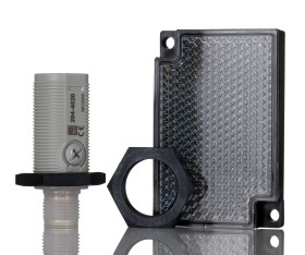 Czujniki fotoelektryczne Spolaryzowane odbicie retro cylindryczny RS PRO NPN NONC zakres 3 m Światło czerwone