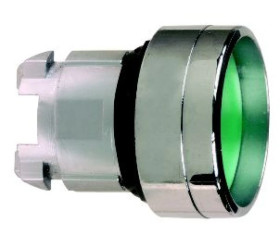 Napęd przycisku ziel. wpuszczona O 22, z sam. powr., bez ozn. ZB4BA36