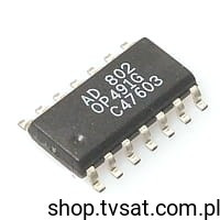 IC Op. Amp. R-R OP491GS SMD-SO14 ANALOG