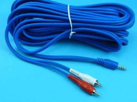 2xWT.RCA-&gt;1xWT.JACK 3,5 ST 10,0mb 4mm