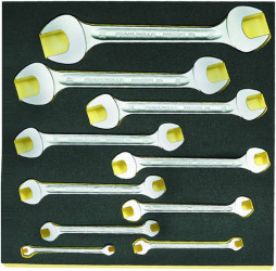 Stahlwille 96838182 TCS10/10,6X7-30X32MM Zestaw kluczy płaskich podwójnych Rozmiar klucza (metryczny) (tylko do tytułu)