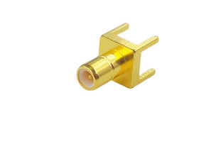 Złącze koncentryczne Płytka drukowana Męski 50Ω typ złącza Złącze SMB 4GHz Lutowane