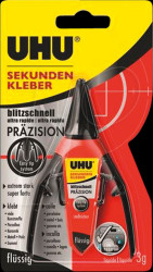 48700 UHU super glue, ultra fast, 3 g