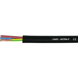 HELUKABEL 37029SW H07RN-F Flexible Cable 3x2.5mm&#xB2; Black Per Metre