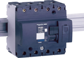 Circuit breaker, 4 pole, B characteristic, 50 A, 500 V (DC), 440 V (AC), screw connection, DIN rail, IP20, 18774