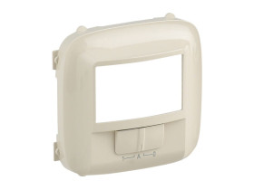 VALENA ALLURE Plakietka wyłącznika automatycznego bez zacisku n z przewyłącznikiem on/off kremowa 752280 LEGRAND