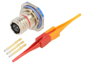 Złącze militarne rozmiar 9 MIL-DTL-38999 Series III D38999/24FA98SN