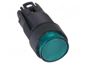ZB6AE3 Przełącznik przyciskany 16mm Poz.stab 1 zielony ZB6Z Poz 2