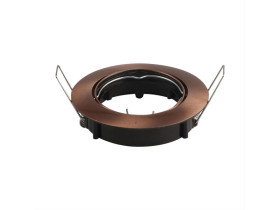 VT-779 Oczko halogenowe Spot trzonek: GU10 okrągła brąz 8580 V-TAC