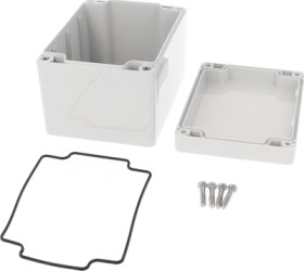PC enclosure, (L x W x H) 119 x 89 x 80 mm, gray (RAL 7046), IP66, 1554G2GY