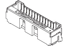 Gniazdo PCB 7 -pinowe raster: 1.5mm Gniazdo PCB Proste SMD