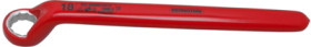 Single open-end ring wrench, 18 mm, 240 g, chromium-vanadium steel, 16-544 VDE