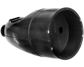 Gniazdo przenośne b/u 16A 2P 250V czarne GN-161