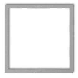 Ramka wypełniająca pojedyncza serii DECO srebrny metalik 7DRW-1