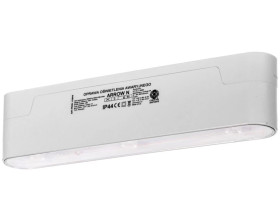 Oprawa awaryjna ARROW N ECO LED 3x1W (optyka do przestrzeni otwartych) 1h jednozadaniowa ARNO/3x1W/E/1/SE/X/WT