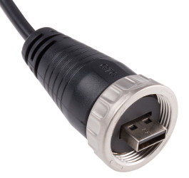 Kabel USB Złącze A USB A Złącze B USB A dł. 2.1m Przewód USB USB 2.0 kolor: Czarny