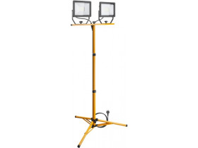 Reflektor konstrukcyjny LED ze statywem teleskopowym, 2 x 50 W