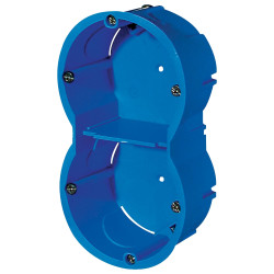 Puszki elektroinstalacyjne, seria: Multifix, l. ścieżek: 2, materiał: PS, 128 x 71 x 50mm