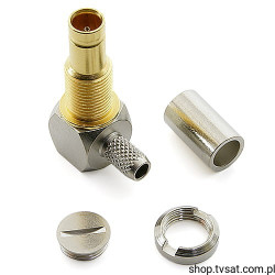 734K203-3V2H3 HF Socket Angle to Cabel PLUG ROSENBERGE