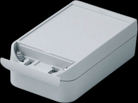 ABS enclosure, (L x W x H) 160 x 90 x 50 mm, gray white (RAL 9002), IP66, C6009161