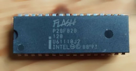 P28F020-120 CMOS flash memory (256K x 8)