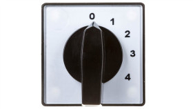 Łącznik Krzywkowy 0-1-2-3-4 1P 10A Do Wbudowania 4G10-109-U 63-249072-001