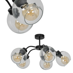 Lampa sufitowa SOFIA CLEAR 5xE27 MLP6596 Milagro