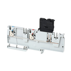 Kostka zaciskowa na szynie DIN Allen Bradley 26 → 10AWGWciskane 1492-P 6.3 A, 10 A 100 → 250 V.