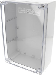 PC enclosure, (L x W x H) 239 x 160 x 89 mm, light gray (RAL 7035), IP66, 1554V2GYCL