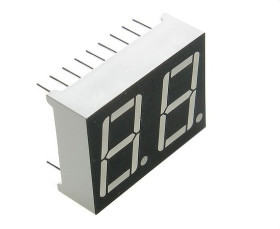 Wyświetlacz LED LDD056ASR-10 2x czerw.WK