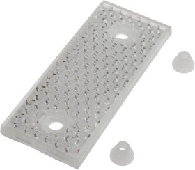 Akcesoria optyczne, odbłyśnik, 6x96x76mm, samoprzylepny, -40-70C, IP67, PMMA+PMMA, polaryzacja, AO000415
