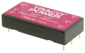 Przetwornica DC-DC, 50W, Uwe 18 → 36 V DC, Uwy 5V dc, Iwy 10A, TRACOPOWER